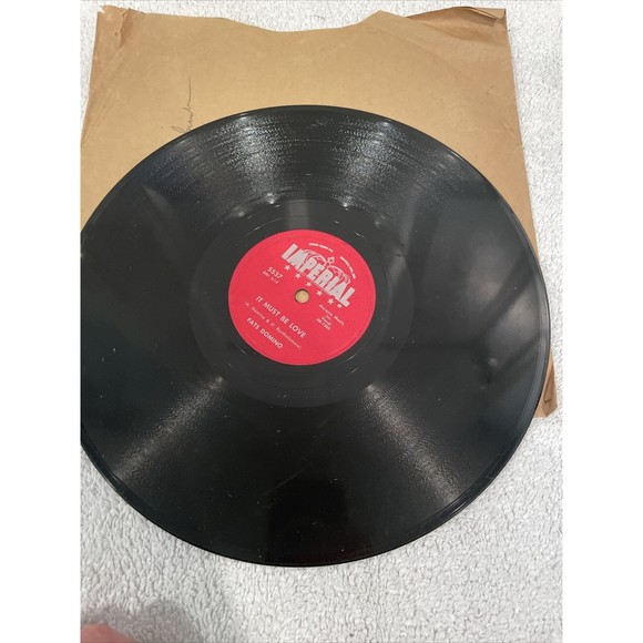 Fats Domino 78 It Must Be Love Young School Girl Imperial 5537 R&B 1958 Soul - Picture 2 of 11
